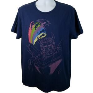 Official Lootwear Dreamworks Voltron Five Lions Blue Tshirt Size Size Large